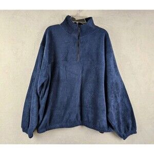 Sierra Pacific Men's 1/4 Zip Fleece Long Sleeve Pullover Sweatshirt Size XL